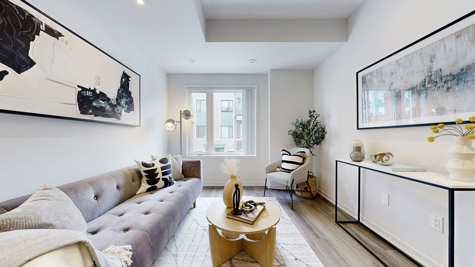 Open-concept living room